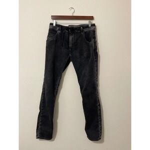 Diesel Krooley CB NE Jeans  Black Wash Denim Drawstring Waist Slim Fit 30 W30